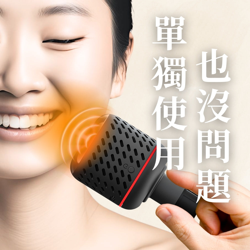 智慧筋膜槍 冰溫兩用套組 (藍黑色)